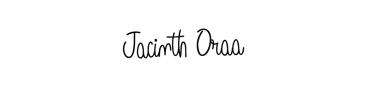 Use a signature maker to create a handwritten signature online. With this signature software, you can design (Angelique-Rose-font-FFP) your own signature for name Jacinth Oraa. Jacinth Oraa signature style 5 images and pictures png