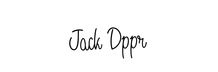 How to make Jack Dppr name signature. Use Angelique-Rose-font-FFP style for creating short signs online. This is the latest handwritten sign. Jack Dppr signature style 5 images and pictures png