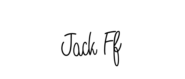 Design your own signature with our free online signature maker. With this signature software, you can create a handwritten (Angelique-Rose-font-FFP) signature for name Jack Ff. Jack Ff signature style 5 images and pictures png