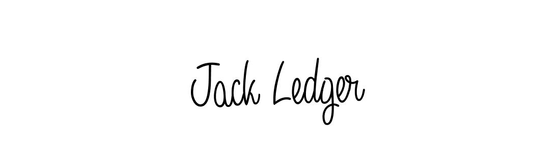 Jack Ledger stylish signature style. Best Handwritten Sign (Angelique-Rose-font-FFP) for my name. Handwritten Signature Collection Ideas for my name Jack Ledger. Jack Ledger signature style 5 images and pictures png