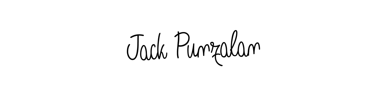 Design your own signature with our free online signature maker. With this signature software, you can create a handwritten (Angelique-Rose-font-FFP) signature for name Jack Punzalan. Jack Punzalan signature style 5 images and pictures png
