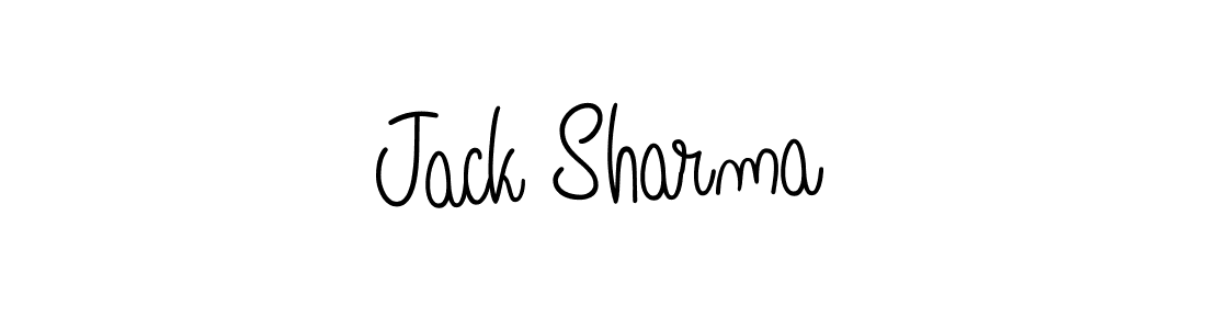 Make a beautiful signature design for name Jack Sharma. With this signature (Angelique-Rose-font-FFP) style, you can create a handwritten signature for free. Jack Sharma signature style 5 images and pictures png