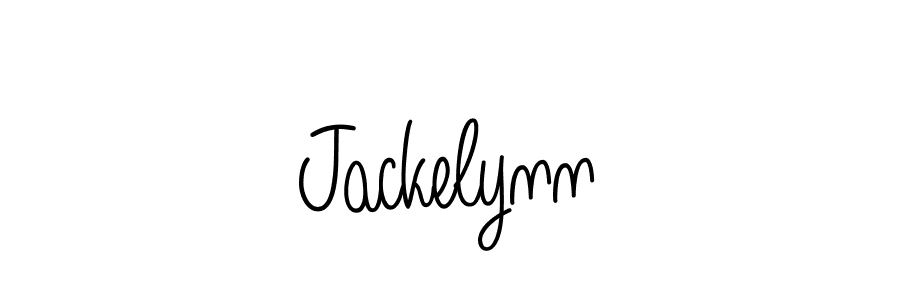 You should practise on your own different ways (Angelique-Rose-font-FFP) to write your name (Jackelynn) in signature. don't let someone else do it for you. Jackelynn signature style 5 images and pictures png