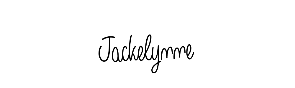 How to make Jackelynne name signature. Use Angelique-Rose-font-FFP style for creating short signs online. This is the latest handwritten sign. Jackelynne signature style 5 images and pictures png