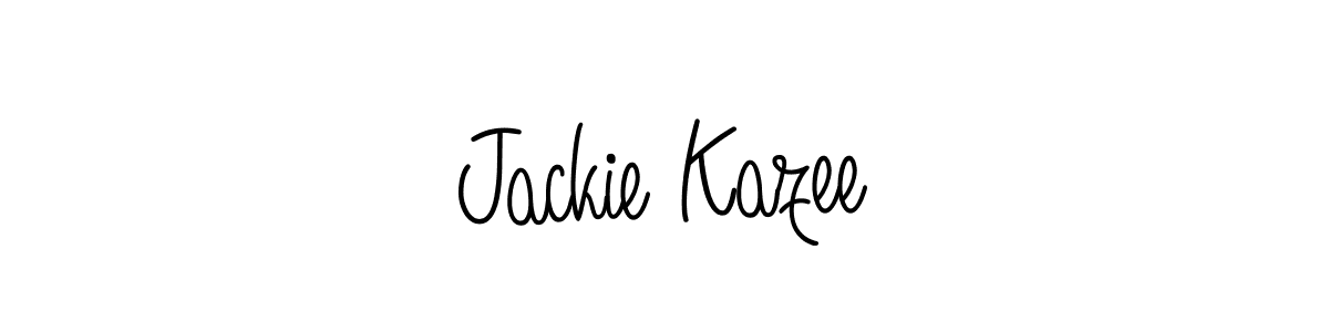 Make a short Jackie Kazee signature style. Manage your documents anywhere anytime using Angelique-Rose-font-FFP. Create and add eSignatures, submit forms, share and send files easily. Jackie Kazee signature style 5 images and pictures png
