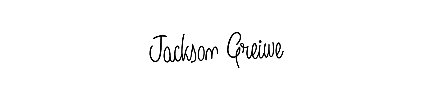 Design your own signature with our free online signature maker. With this signature software, you can create a handwritten (Angelique-Rose-font-FFP) signature for name Jackson Greiwe. Jackson Greiwe signature style 5 images and pictures png