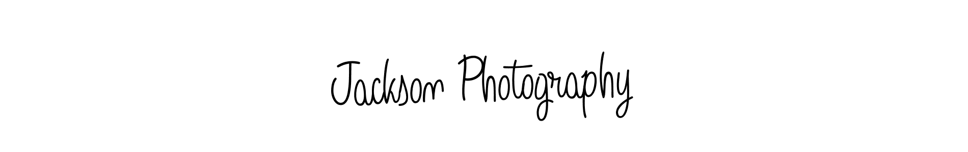 How to make Jackson Photography name signature. Use Angelique-Rose-font-FFP style for creating short signs online. This is the latest handwritten sign. Jackson Photography signature style 5 images and pictures png