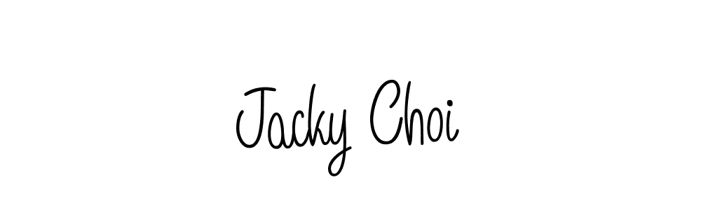 The best way (Angelique-Rose-font-FFP) to make a short signature is to pick only two or three words in your name. The name Jacky Choi include a total of six letters. For converting this name. Jacky Choi signature style 5 images and pictures png