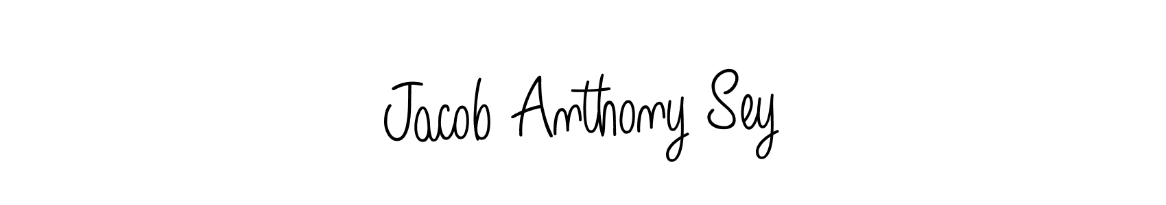 This is the best signature style for the Jacob Anthony Sey name. Also you like these signature font (Angelique-Rose-font-FFP). Mix name signature. Jacob Anthony Sey signature style 5 images and pictures png