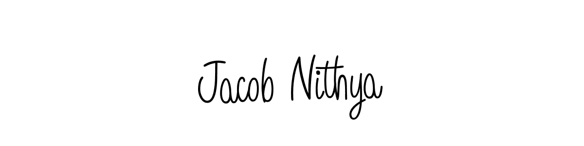 Similarly Angelique-Rose-font-FFP is the best handwritten signature design. Signature creator online .You can use it as an online autograph creator for name Jacob Nithya. Jacob Nithya signature style 5 images and pictures png