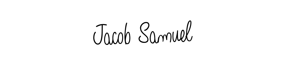 Jacob Samuel stylish signature style. Best Handwritten Sign (Angelique-Rose-font-FFP) for my name. Handwritten Signature Collection Ideas for my name Jacob Samuel. Jacob Samuel signature style 5 images and pictures png