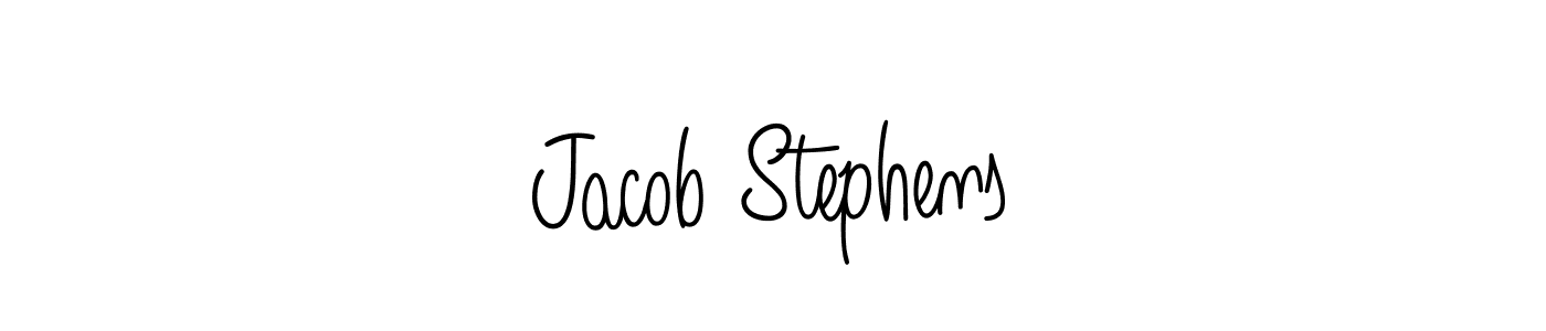 Use a signature maker to create a handwritten signature online. With this signature software, you can design (Angelique-Rose-font-FFP) your own signature for name Jacob Stephens. Jacob Stephens signature style 5 images and pictures png