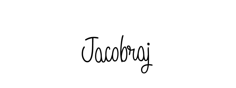 Jacobraj stylish signature style. Best Handwritten Sign (Angelique-Rose-font-FFP) for my name. Handwritten Signature Collection Ideas for my name Jacobraj. Jacobraj signature style 5 images and pictures png