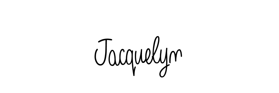 Design your own signature with our free online signature maker. With this signature software, you can create a handwritten (Angelique-Rose-font-FFP) signature for name Jacquelyn. Jacquelyn signature style 5 images and pictures png