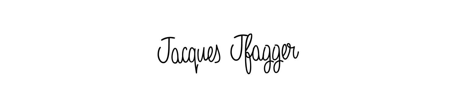 Use a signature maker to create a handwritten signature online. With this signature software, you can design (Angelique-Rose-font-FFP) your own signature for name Jacques Jfagger. Jacques Jfagger signature style 5 images and pictures png
