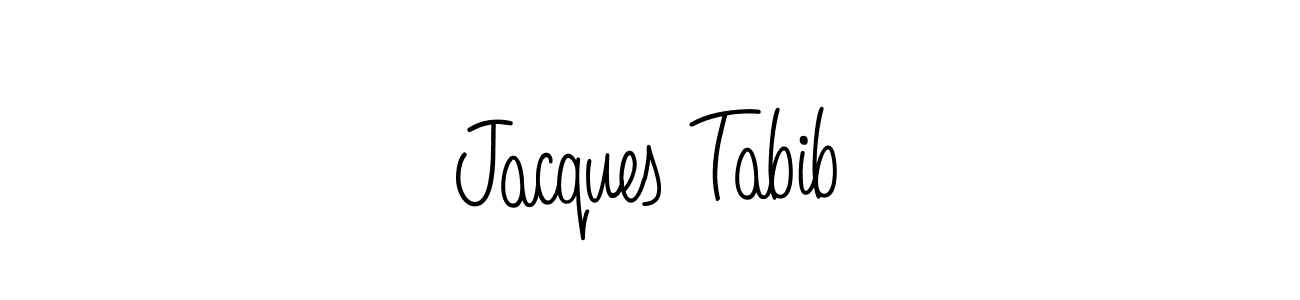 Also we have Jacques Tabib name is the best signature style. Create professional handwritten signature collection using Angelique-Rose-font-FFP autograph style. Jacques Tabib signature style 5 images and pictures png