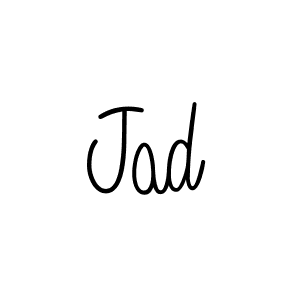 How to make Jad signature? Angelique-Rose-font-FFP is a professional autograph style. Create handwritten signature for Jad name. Jad signature style 5 images and pictures png