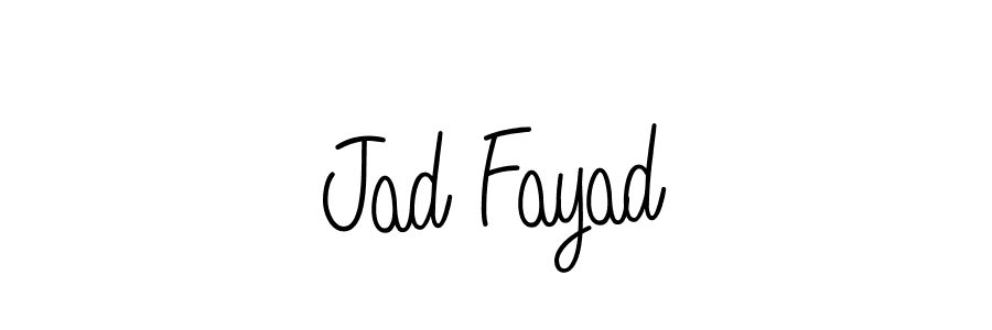 How to make Jad Fayad signature? Angelique-Rose-font-FFP is a professional autograph style. Create handwritten signature for Jad Fayad name. Jad Fayad signature style 5 images and pictures png