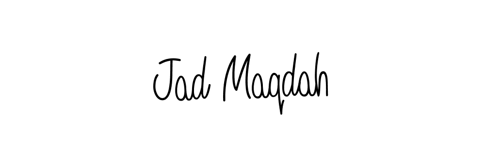 Best and Professional Signature Style for Jad Maqdah. Angelique-Rose-font-FFP Best Signature Style Collection. Jad Maqdah signature style 5 images and pictures png