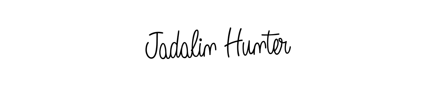 Create a beautiful signature design for name Jadalin Hunter. With this signature (Angelique-Rose-font-FFP) fonts, you can make a handwritten signature for free. Jadalin Hunter signature style 5 images and pictures png