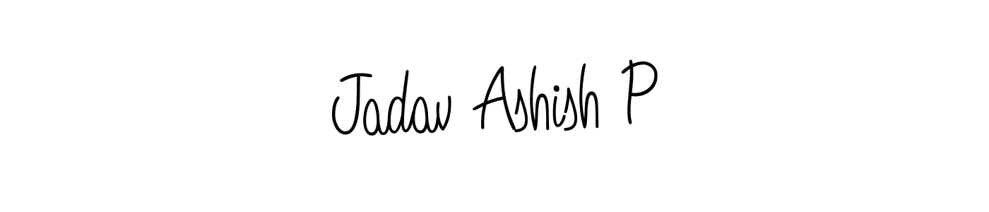 Make a beautiful signature design for name Jadav Ashish P. Use this online signature maker to create a handwritten signature for free. Jadav Ashish P signature style 5 images and pictures png