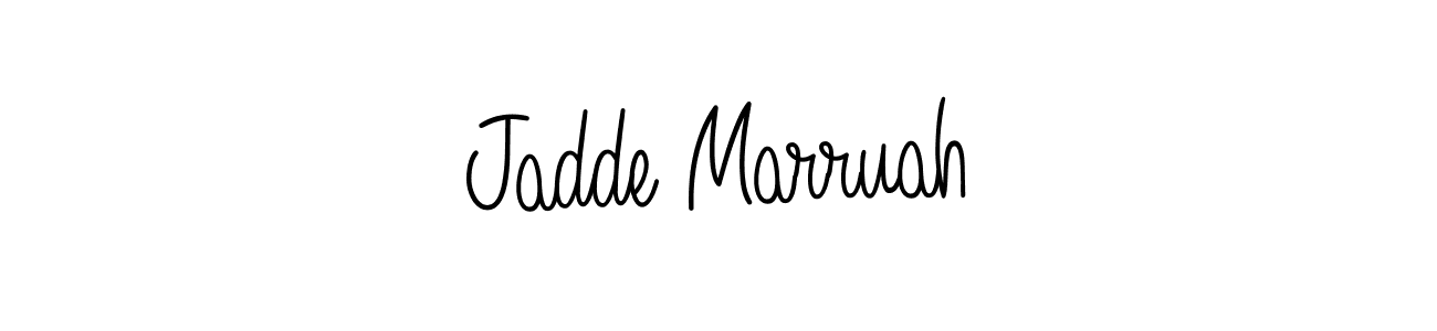 Make a short Jadde Marruah signature style. Manage your documents anywhere anytime using Angelique-Rose-font-FFP. Create and add eSignatures, submit forms, share and send files easily. Jadde Marruah signature style 5 images and pictures png