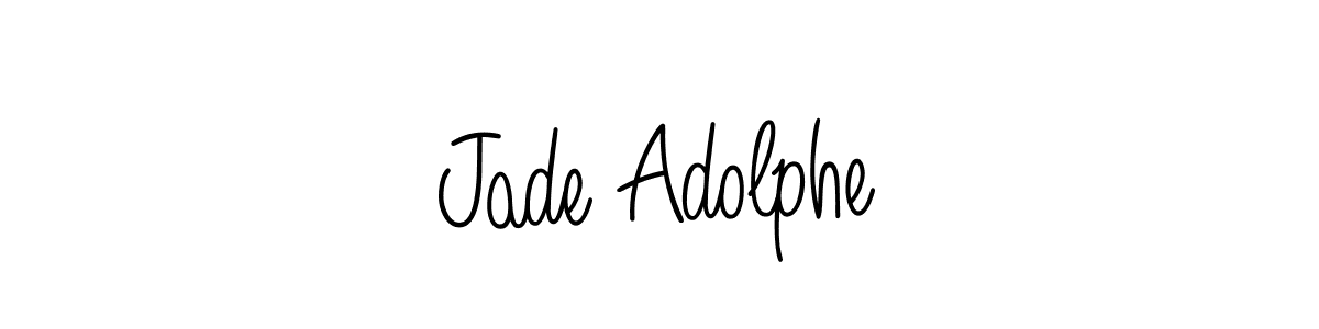 Once you've used our free online signature maker to create your best signature Angelique-Rose-font-FFP style, it's time to enjoy all of the benefits that Jade Adolphe name signing documents. Jade Adolphe signature style 5 images and pictures png