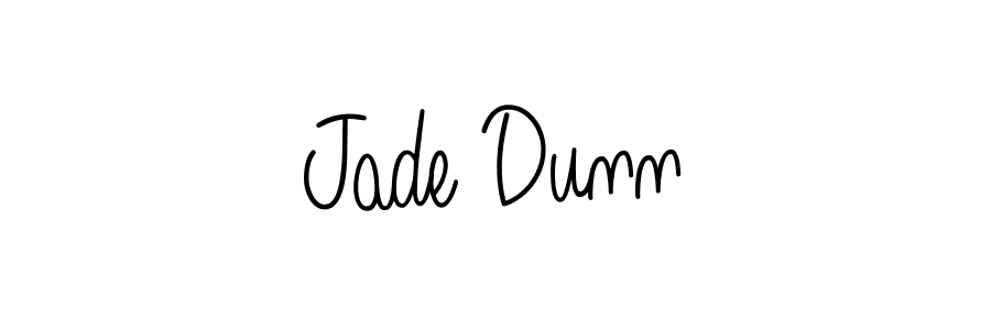 Design your own signature with our free online signature maker. With this signature software, you can create a handwritten (Angelique-Rose-font-FFP) signature for name Jade Dunn. Jade Dunn signature style 5 images and pictures png