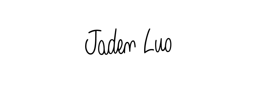 How to make Jaden Luo signature? Angelique-Rose-font-FFP is a professional autograph style. Create handwritten signature for Jaden Luo name. Jaden Luo signature style 5 images and pictures png