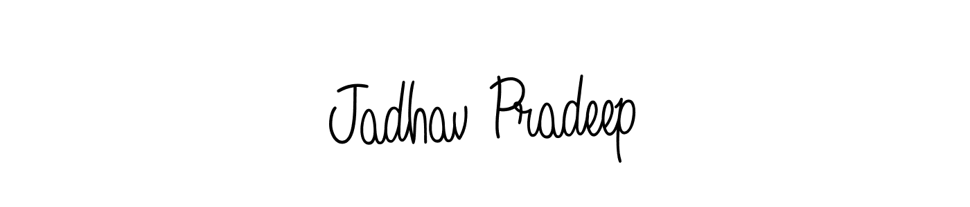 This is the best signature style for the Jadhav Pradeep name. Also you like these signature font (Angelique-Rose-font-FFP). Mix name signature. Jadhav Pradeep signature style 5 images and pictures png