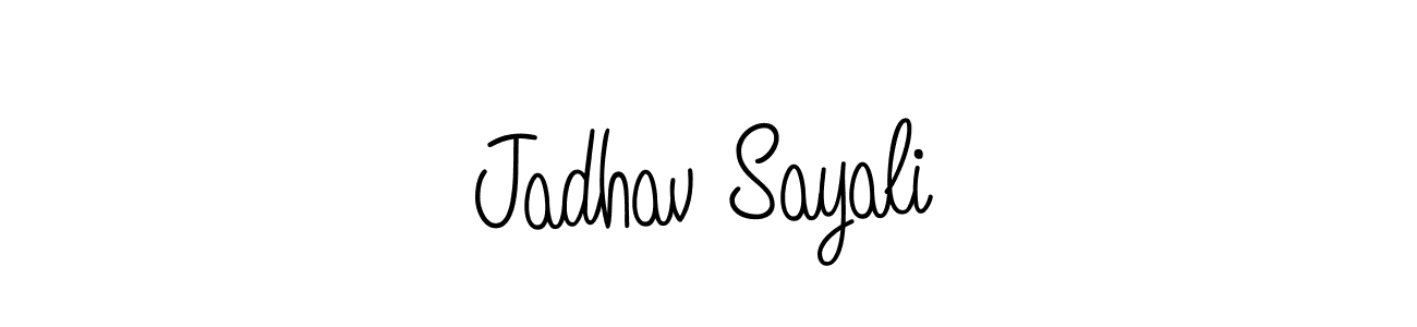Here are the top 10 professional signature styles for the name Jadhav Sayali. These are the best autograph styles you can use for your name. Jadhav Sayali signature style 5 images and pictures png