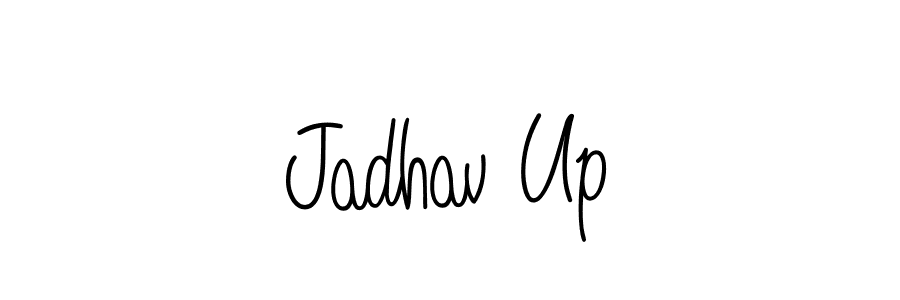 How to make Jadhav Up signature? Angelique-Rose-font-FFP is a professional autograph style. Create handwritten signature for Jadhav Up name. Jadhav Up signature style 5 images and pictures png