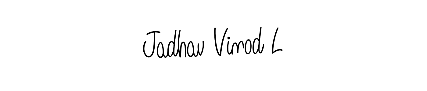 Similarly Angelique-Rose-font-FFP is the best handwritten signature design. Signature creator online .You can use it as an online autograph creator for name Jadhav Vinod L. Jadhav Vinod L signature style 5 images and pictures png