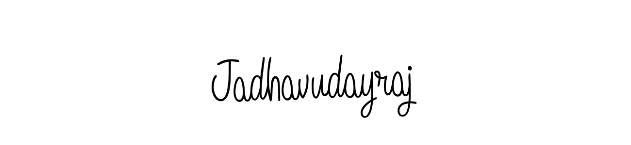 How to make Jadhavudayraj name signature. Use Angelique-Rose-font-FFP style for creating short signs online. This is the latest handwritten sign. Jadhavudayraj signature style 5 images and pictures png