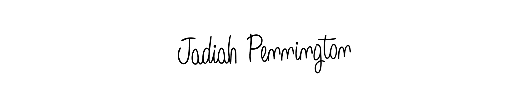 Make a short Jadiah Pennington signature style. Manage your documents anywhere anytime using Angelique-Rose-font-FFP. Create and add eSignatures, submit forms, share and send files easily. Jadiah Pennington signature style 5 images and pictures png