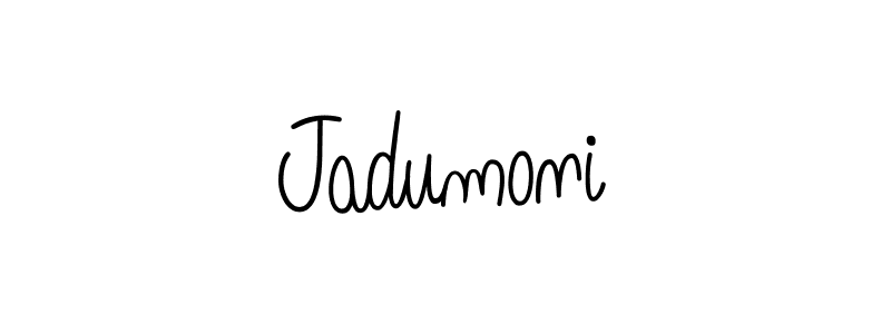 Also we have Jadumoni name is the best signature style. Create professional handwritten signature collection using Angelique-Rose-font-FFP autograph style. Jadumoni signature style 5 images and pictures png