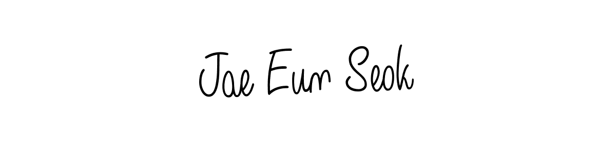 Also You can easily find your signature by using the search form. We will create Jae Eun Seok name handwritten signature images for you free of cost using Angelique-Rose-font-FFP sign style. Jae Eun Seok signature style 5 images and pictures png