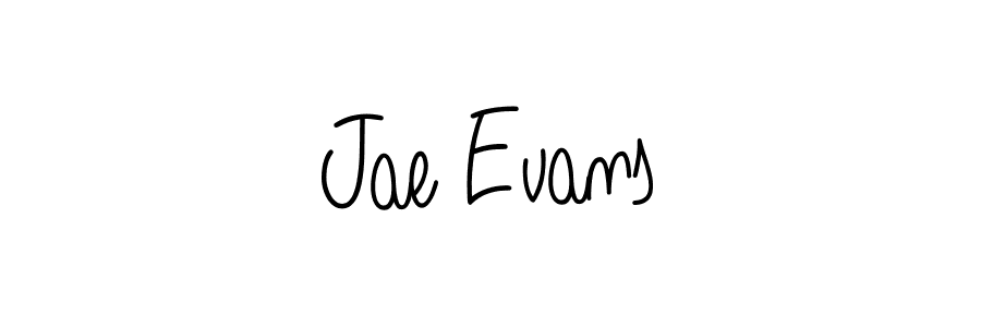 Design your own signature with our free online signature maker. With this signature software, you can create a handwritten (Angelique-Rose-font-FFP) signature for name Jae Evans. Jae Evans signature style 5 images and pictures png