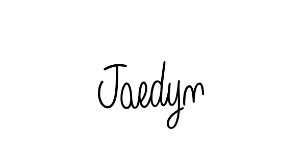 Use a signature maker to create a handwritten signature online. With this signature software, you can design (Angelique-Rose-font-FFP) your own signature for name Jaedyn. Jaedyn signature style 5 images and pictures png