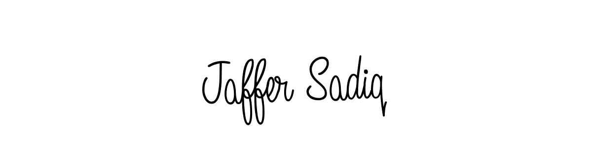 How to Draw Jaffer Sadiq signature style? Angelique-Rose-font-FFP is a latest design signature styles for name Jaffer Sadiq. Jaffer Sadiq signature style 5 images and pictures png