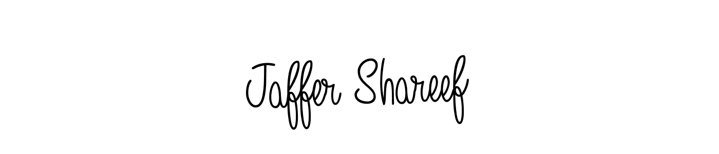 Jaffer Shareef stylish signature style. Best Handwritten Sign (Angelique-Rose-font-FFP) for my name. Handwritten Signature Collection Ideas for my name Jaffer Shareef. Jaffer Shareef signature style 5 images and pictures png