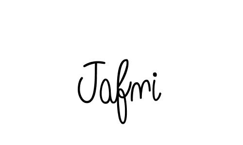 Jafni stylish signature style. Best Handwritten Sign (Angelique-Rose-font-FFP) for my name. Handwritten Signature Collection Ideas for my name Jafni. Jafni signature style 5 images and pictures png