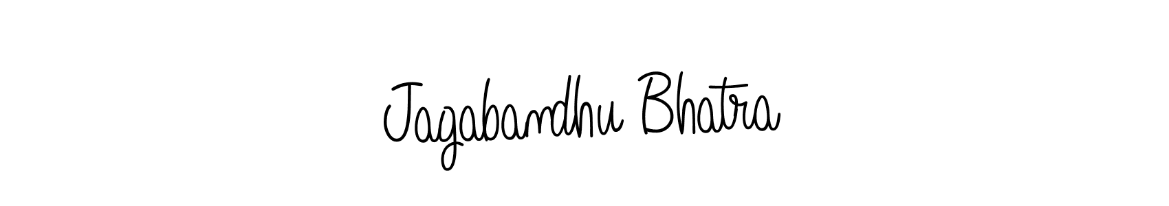 The best way (Angelique-Rose-font-FFP) to make a short signature is to pick only two or three words in your name. The name Jagabandhu Bhatra include a total of six letters. For converting this name. Jagabandhu Bhatra signature style 5 images and pictures png