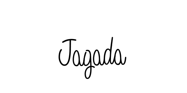 Create a beautiful signature design for name Jagada. With this signature (Angelique-Rose-font-FFP) fonts, you can make a handwritten signature for free. Jagada signature style 5 images and pictures png