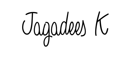 A classic penmanship look for Jagadees K. The Angelique-Rose-font-FFP font brings timeless elegance and confidence to every signed document. Jagadees K signature style 5 images and pictures png