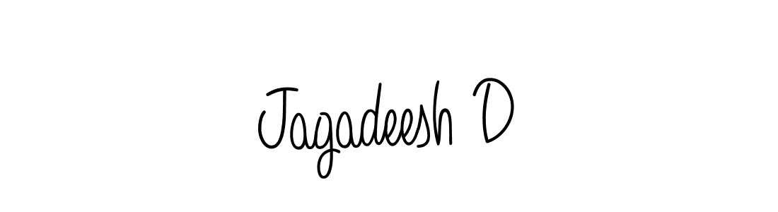 How to Draw Jagadeesh D signature style? Angelique-Rose-font-FFP is a latest design signature styles for name Jagadeesh D. Jagadeesh D signature style 5 images and pictures png