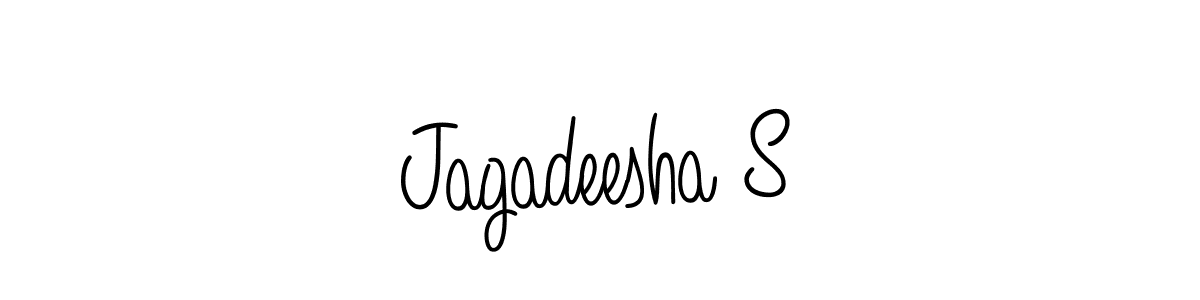 Once you've used our free online signature maker to create your best signature Angelique-Rose-font-FFP style, it's time to enjoy all of the benefits that Jagadeesha S name signing documents. Jagadeesha S signature style 5 images and pictures png