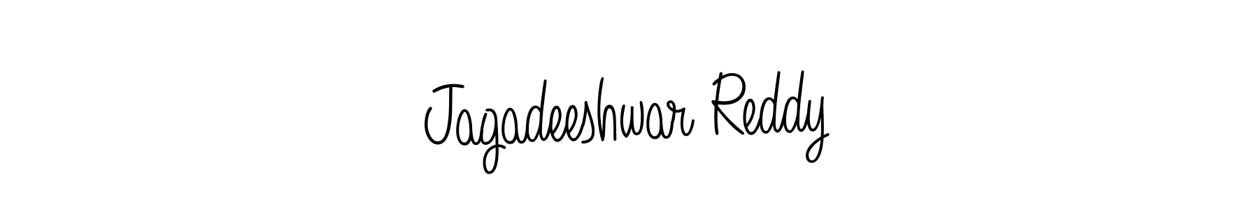 The best way (Angelique-Rose-font-FFP) to make a short signature is to pick only two or three words in your name. The name Jagadeeshwar Reddy include a total of six letters. For converting this name. Jagadeeshwar Reddy signature style 5 images and pictures png