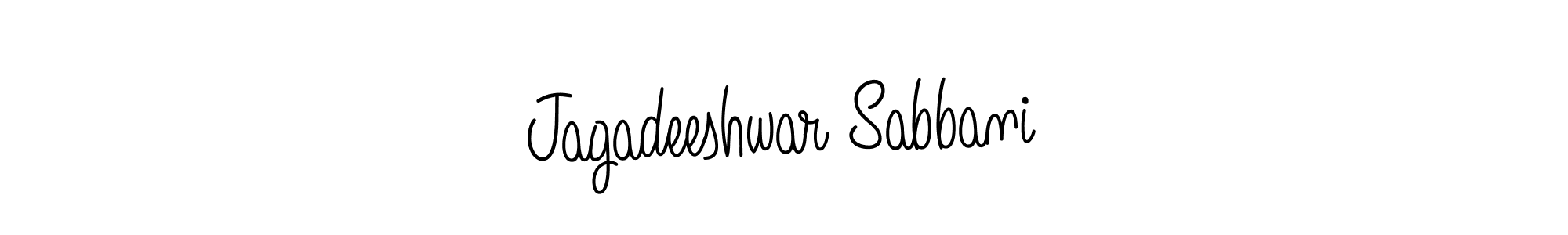 Make a beautiful signature design for name Jagadeeshwar Sabbani. Use this online signature maker to create a handwritten signature for free. Jagadeeshwar Sabbani signature style 5 images and pictures png