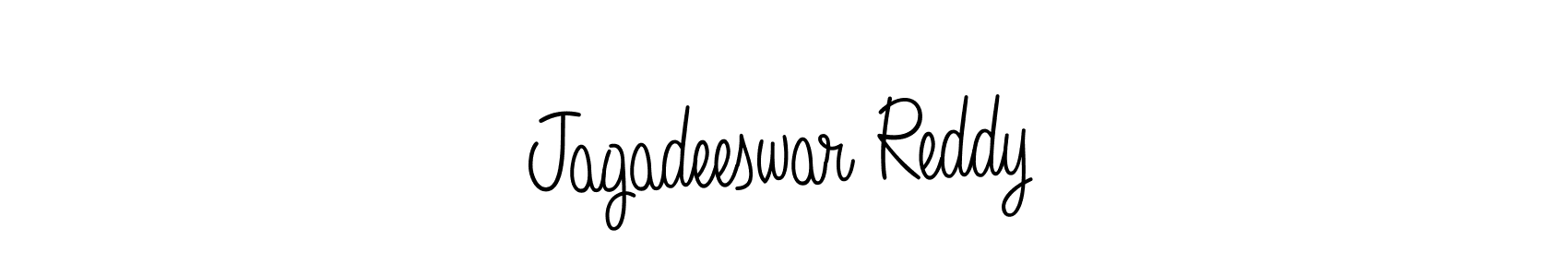 Design your own signature with our free online signature maker. With this signature software, you can create a handwritten (Angelique-Rose-font-FFP) signature for name Jagadeeswar Reddy. Jagadeeswar Reddy signature style 5 images and pictures png